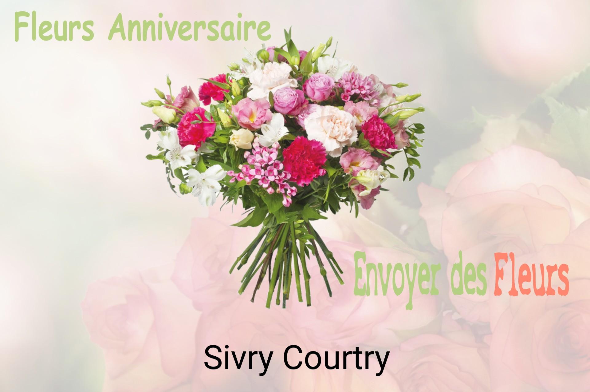 Bouquet de fleurs d’anniversaire livré à Sivry-Courtry